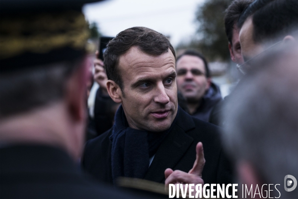 Emmanuel Macron à Villeneuve-Saint-Georges