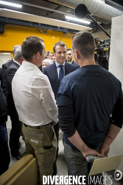 Emmanuel Macron à Tours