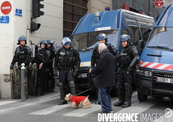 Manifestation AntiFaciste à Marseille