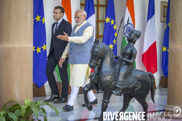 Emmanuel Macron en voyage d état en Inde