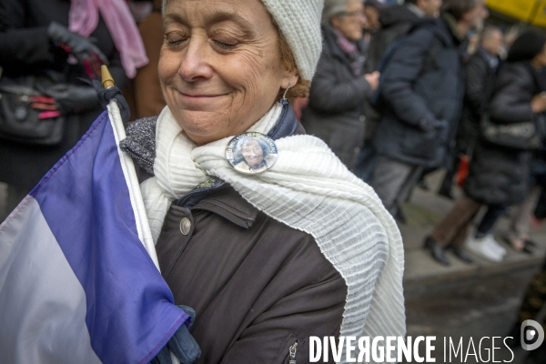 Marche blanche pour l octogénaire juive Mireille Knoll assassinée à Paris