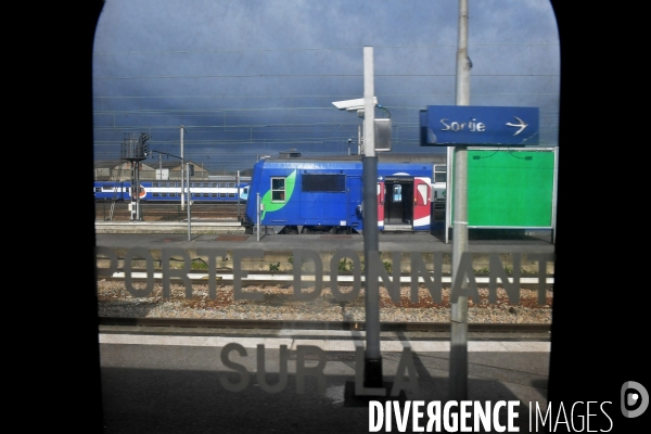 Train Intercité entre paris et Boulogne