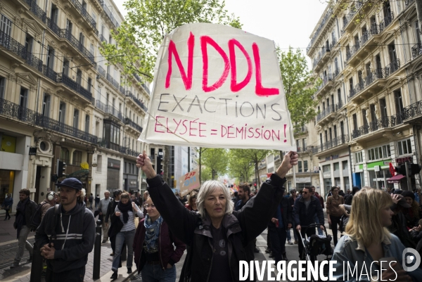 Manifestation  Stop Macron 