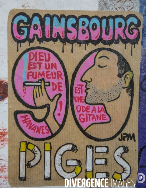 Maison de serge gainsbourg /graffitis
