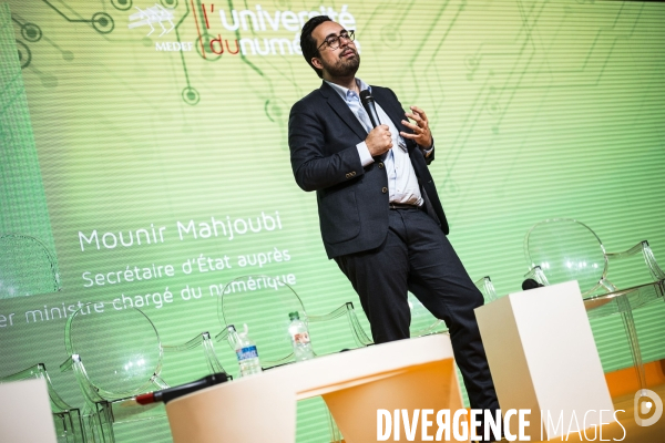 Mounir Mahjoubi, Université du numérique du Medef.