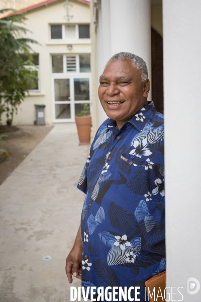 Roch Apikaoua, vicaire général de l archidiocèse de Nouméa, Nouvelle-Calédonie