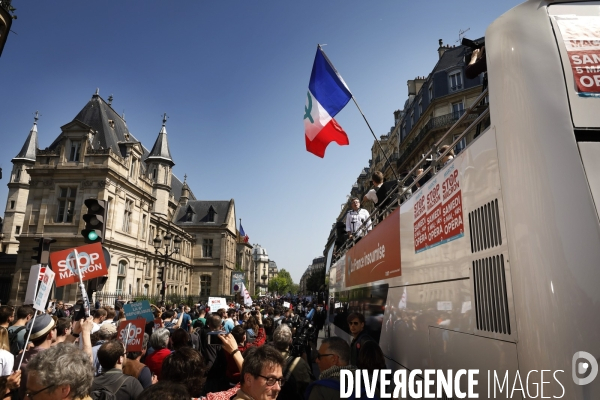La fête à Macron de La France Insoumise à Paris