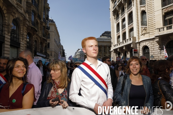 La fête à Macron de La France Insoumise à Paris