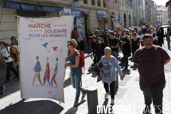 Marche solidaire pour les migrants