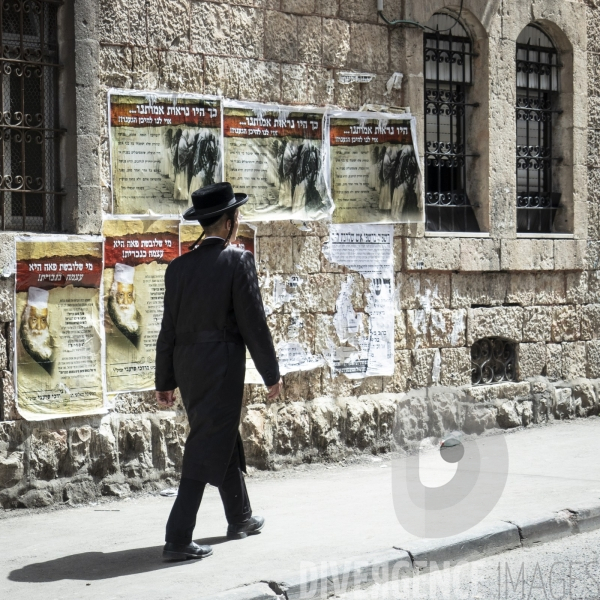 Quartier ultra-orthodox Méa Shéarim à Jérusalem