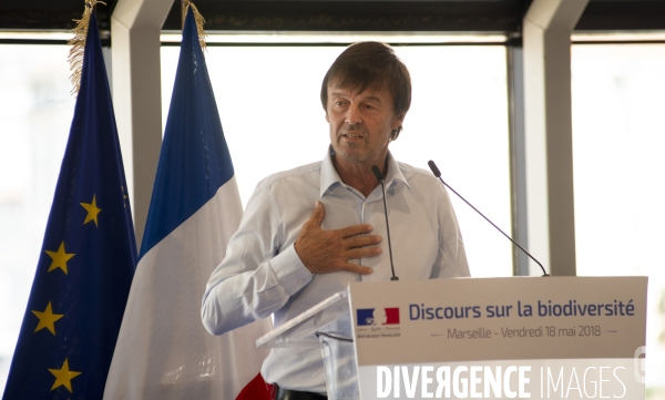 Discours sur la biodiversité de Nicolas Hulot à Marseille