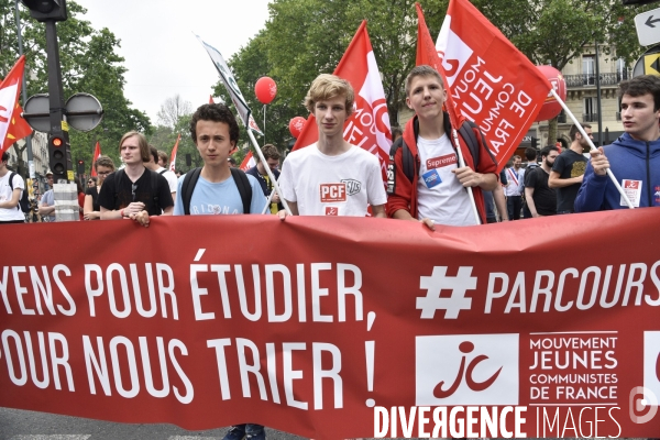 Manifestation La marée populaire anti Macron, le 26 mai à Paris.