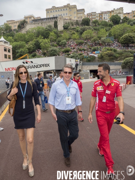 Monaco F1 Grand Prix - Hugh Grant and wife Anna Eber­stein