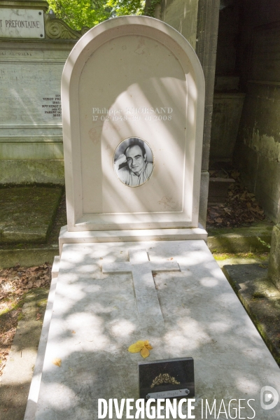 Les tombes  people  du pere lachaise