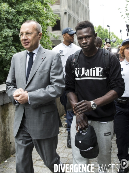 Mamoudou GASSAMA reçu à la préfecture de Seine-Saint-Denis.