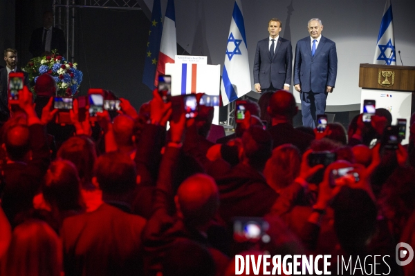 Netanyahou et Macron à Paris