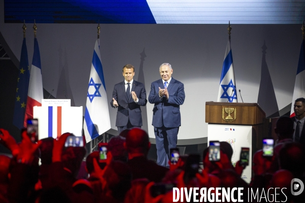 Netanyahou et Macron à Paris