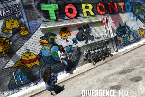 Graffiti alley à Toronto