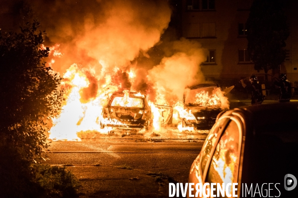 Incendies dans le quartier du Breil à Nantes