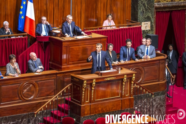 Emmanuel Macron devant le Congrès de Versailles