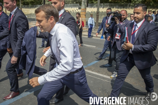Alexandre Benalla , chef de la sécurité de la campagne d Emmanuel Macron