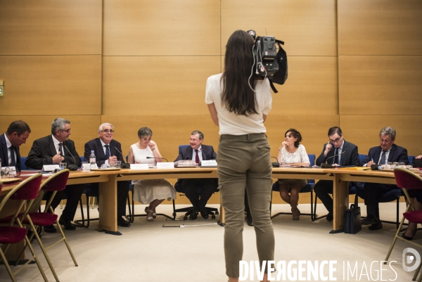 Audition de la commission des lois au senat, dans le cadre de l affaire benalla.