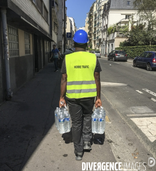 Buvez de l eau sur les chantiers