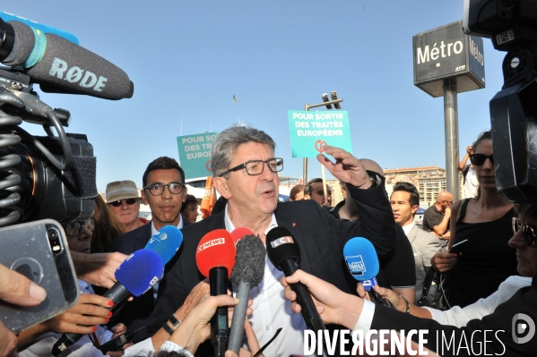 Melenchon stop à Macron