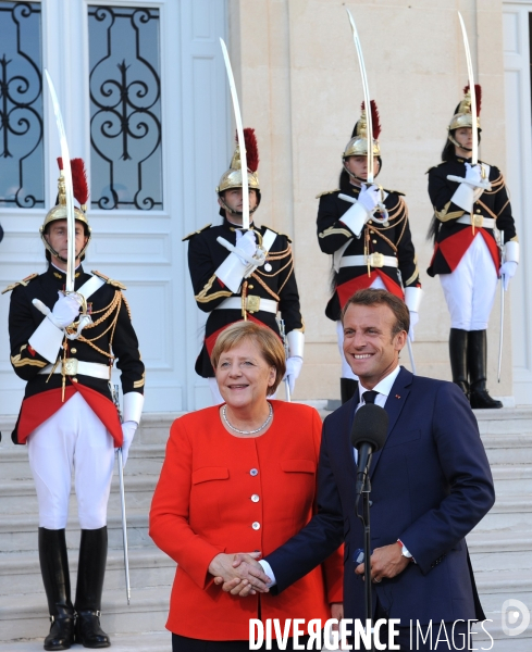 Macron Merkel à Marseille