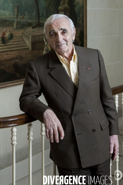 Portrait de Charles AZNAVOUR, Hôtel Bristol, 2009.