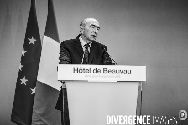 Conférence de presse de Gérard Collomb