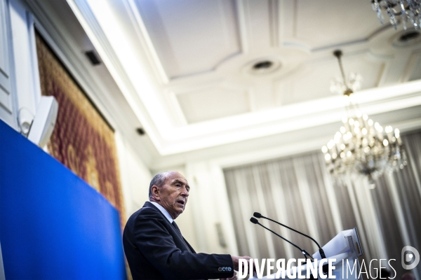 Conférence de presse de Gérard Collomb