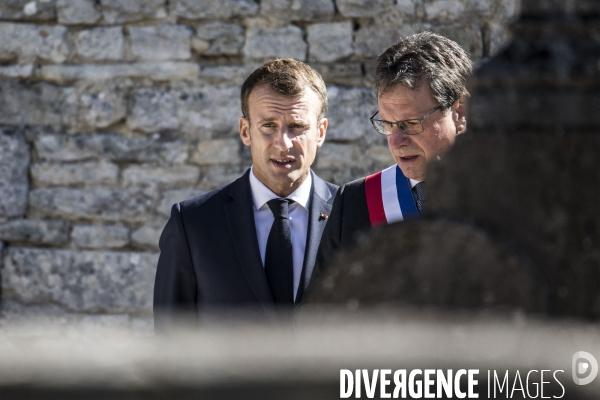 Emmanuel Macron à Colombey-les-Deux-Eglises