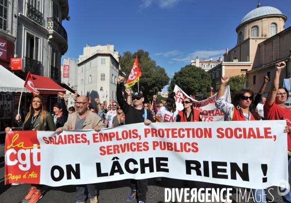Marseille : Manifestation intersyndicale