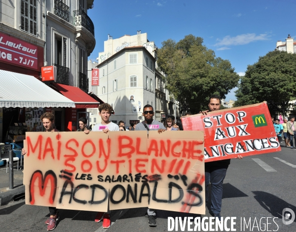 Marseille : Manifestation intersyndicale