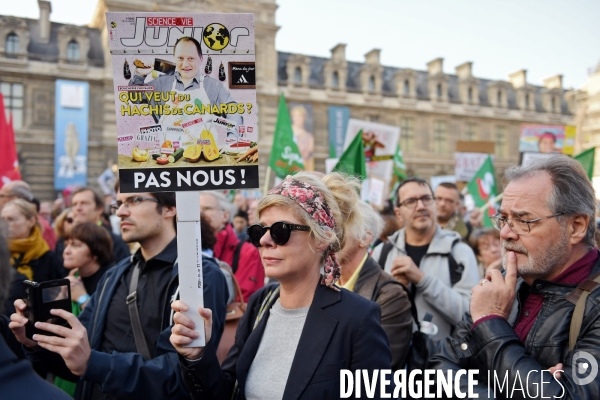 Manifestation des salariés de mondadori France