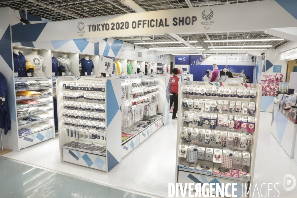 Boutique merchandising jeux tokyo 2020