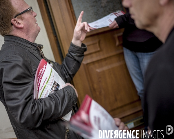 Un jour avec Herve POLY, candidat PCF suppleant de Jean-Luc Melenchon pour les legislatives 2012
