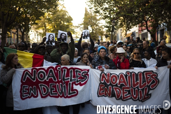 Marche Blanche en memoire des morts de la rue d Aubagne