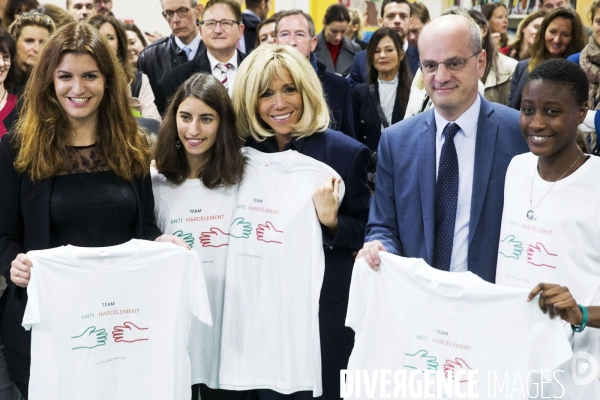 Brigitte MACRON, Jean-Michel BLANQUER et Marlène SCHIAPPA se mobilisent contre le harcèlement scolaire