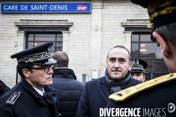 Déplacement de Laurent NUNEZ à Saint-Denis