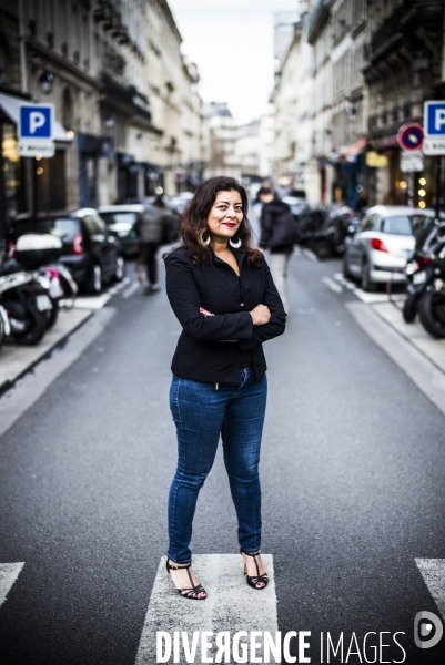 Portrait de sandra muller, journaliste francaise, creatrice de #balancetonporc