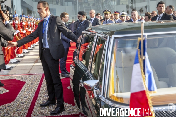 Emmanuel Macron et Mohamed VI,inaugurent la ligne TGV Tanger- Rabat