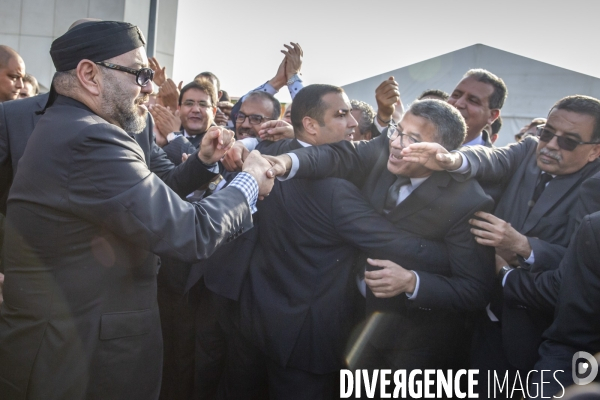 Emmanuel Macron et Mohamed VI,inaugurent la ligne TGV Tanger- Rabat