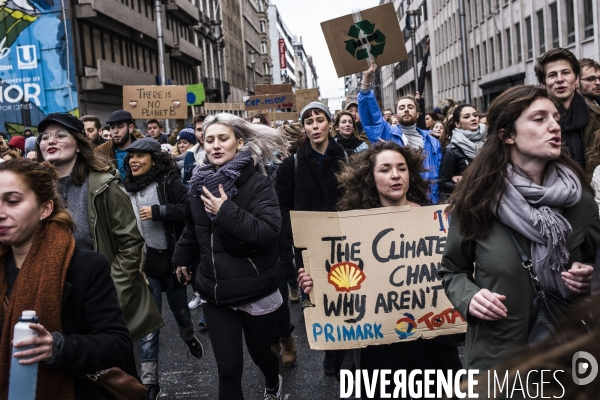 Bruxelles, Marche pour le climat.