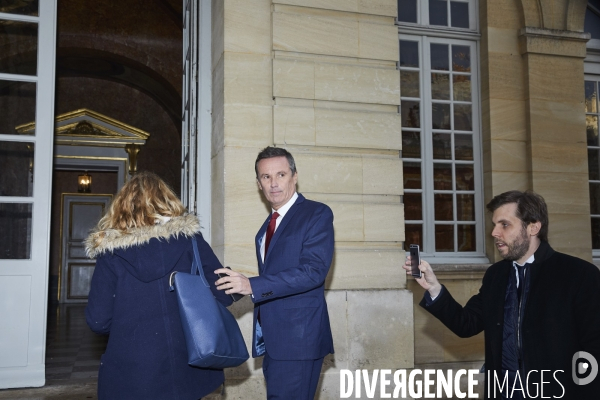 Edouard Philippe, premier ministre reçoit les representants politiques apres la manifestation Gilets Jaunes