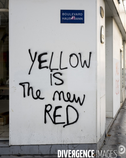 Paris 9/12/2018, manifestation des gilets jaunes