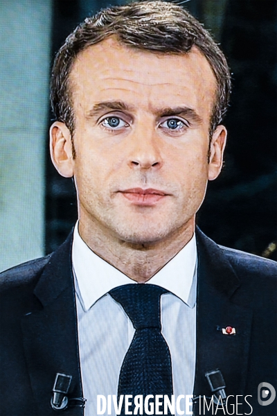 Déclaration d Emmanuel Macron.