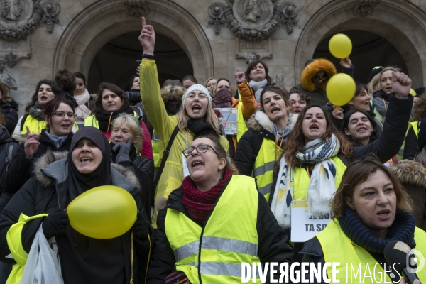Mobilisation des femmes gilets jaunes