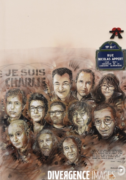Charlie-Hebdo. Commémoration des attentats.